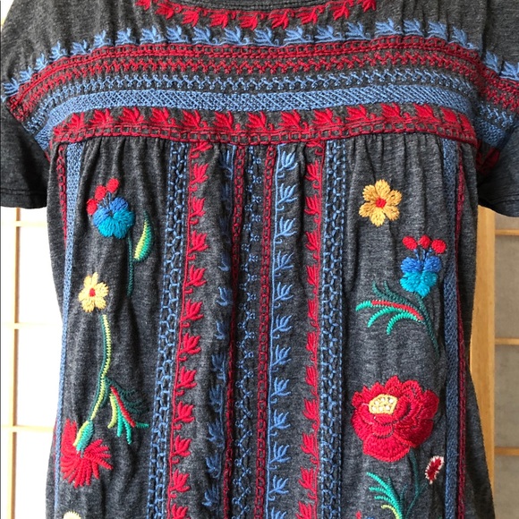 Johnny Was Floral Embroidered Dress - Picture 4 of 7